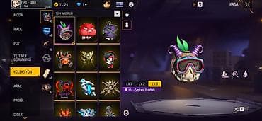 Free fire hesabı 62sv 182 kasa 29 ifadə 247 cephanelik 3 ilin — 4