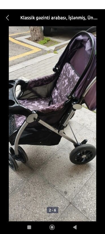 usaqlar ucun sekiller: Классическая прогулочная коляска, Б/у, Платная доставка — 4