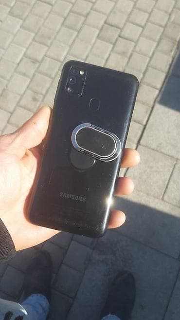 Samsung Galaxy M21, 64 GB, rəng - Qara, Barmaq izi, Face ID, İki sim kartlı