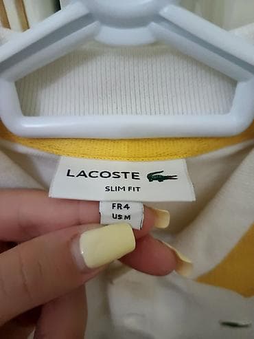 ag cins: Polo köynək, Lacoste, M, rəng - Ağ — 2