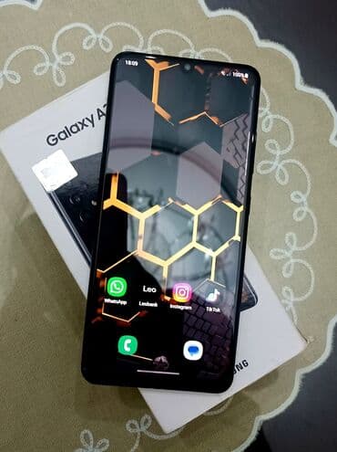 телефон флай металлический корпус: Samsung Galaxy A32, 128 GB, rəng - Qara, Zəmanət, Sensor, Barmaq izi — 9