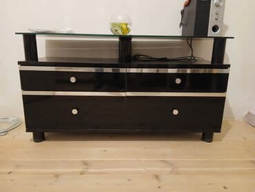 İşlənmiş, Düz TV altlığı, Şüşəli