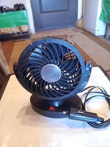 ventilator lustra: Avtomobil üçün mini ventilyator - Qidalanma: 12V avtomobil siqaret — 2