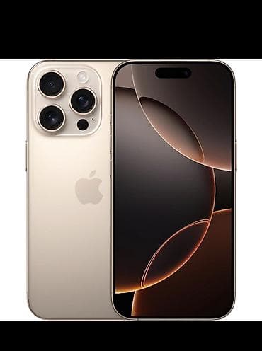 IPhone 16 Pro, 256 GB, Desert Titanium, Simsiz şarj lalafo.az -da IPhone 16 Pro, 256 GB, Desert Titanium, Simsiz şarj