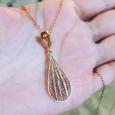 qaş sabitləyici: Boyunbağı, Sarı qızıl, 583 Əyar, 4200 g — 3