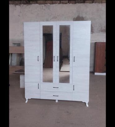 бу кровати: Yeni, Açılan, 4 qapılı Düz dolab, Qarderob, paltar dolabı, Azərbaycan — 26