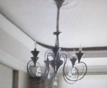 qara sam: Çılçıraq, 5 lampa, Metal — 1