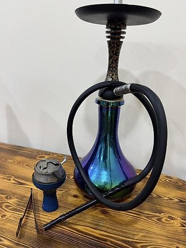 molekul 4 parfum: Şüşə kolba və tam aksesuarları ilə nərgilə dəsti - Şüşə kolba: rəng — 3