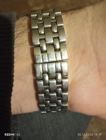 saat still: İşlənmiş, Qol saatı, Raymond, rəng - Gümüşü — 2