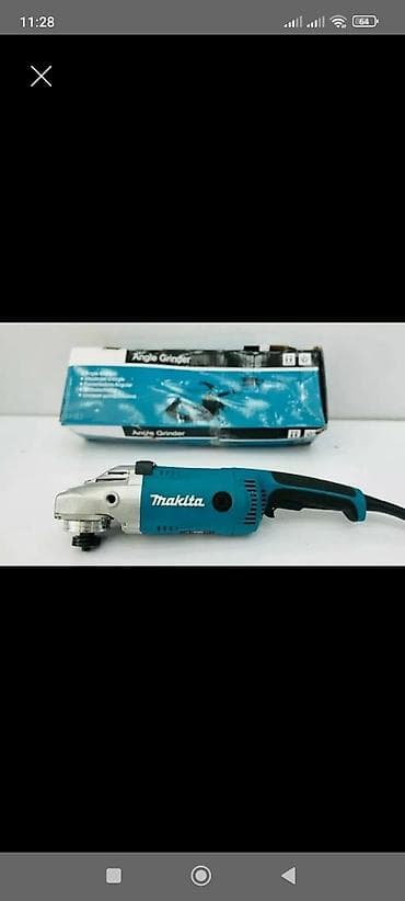 Makita bucaqslıyıcı (Angle Grinder) - Şəbəkə ilə işləyən elektrikli