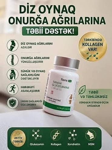 ezele agrisi: “Qlükozamin Xondroitin” -Son 1 qutu,Depoda Bitdi. Qlükozamin məhsulu — 1