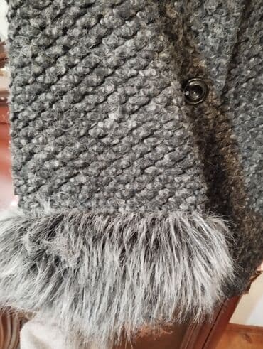 детские зимние пальто: Пальто, цвет - Серый — 4