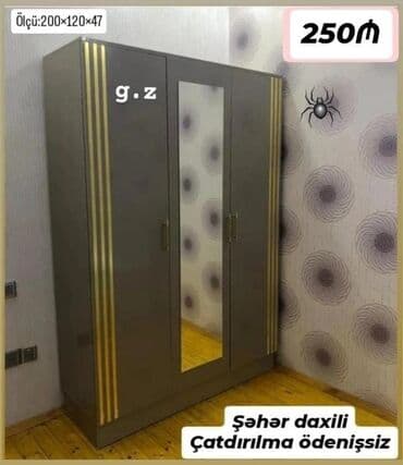 divan kreslo modelleri 2022: Yeni, Düz dolab, Qarderob, paltar dolabı — 1