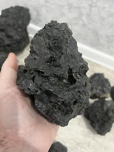 sani keci: Akvaryum üçün təbii lavalı daşlar - Material: vulkanik lava - Rəng — 5