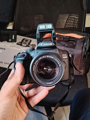 series s: Canon EOS 2000D DSLR fotoaparat – EF‑S 18‑55mm III kit Xüsusiyyətlər — 4