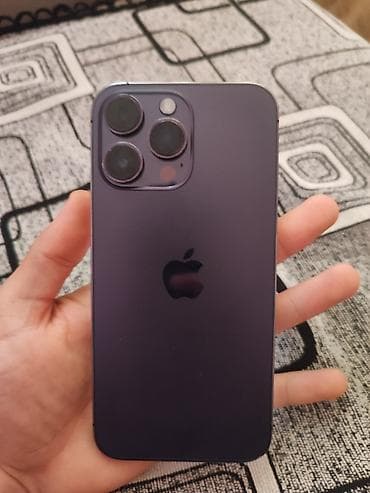 iphone ağdaş: IPhone 14 Pro, 128 GB, Deep Purple — 1
