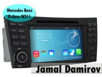 bmw e60 monitor: Mercedes benz e-class w211 üçün dvd-monitor. Dvd-монитор для mercedes — 1