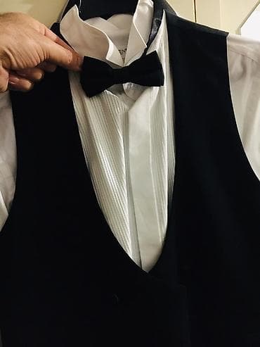 kisi salvari: Kostyum, Demisezon, 6XL, rəng - Qara — 4