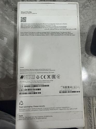 z filip 7: IPhone 17 Pro Max, 256 GB, Mavi — 4