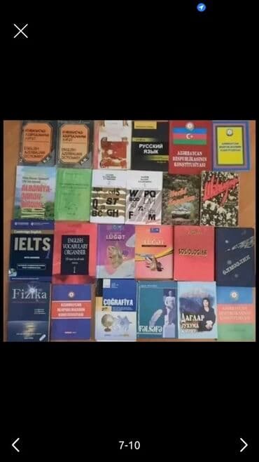 тетради, блокноты, дневники: Müxtəlif mövzularda kitab dəsti Tərkib: - Rus-Azərbaycan izahlı — 4