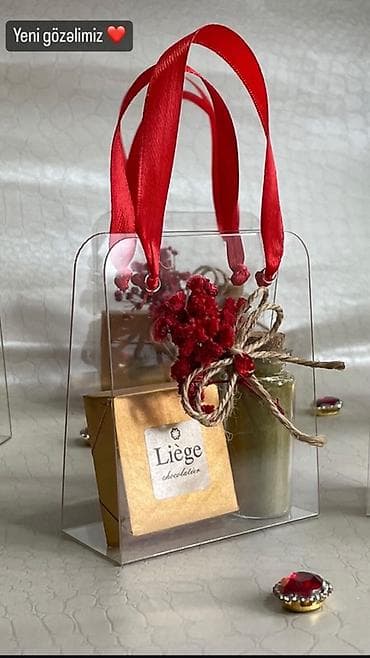 qizil qablari: Ramazan və Novruz üçün bəzəkli hədiyyə kompozisiyaları - Qızılı — 10