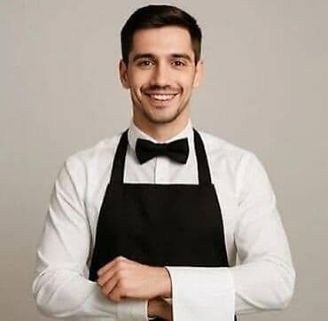 Ofisiant tələb olunur, Restoran, Gündəlik ödəniş, İstənilən yaş, 1 ildən az təcrübə