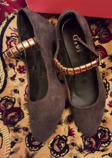 замшевые туфли на платформе: Туфли, Размер: 40, Новый — 7