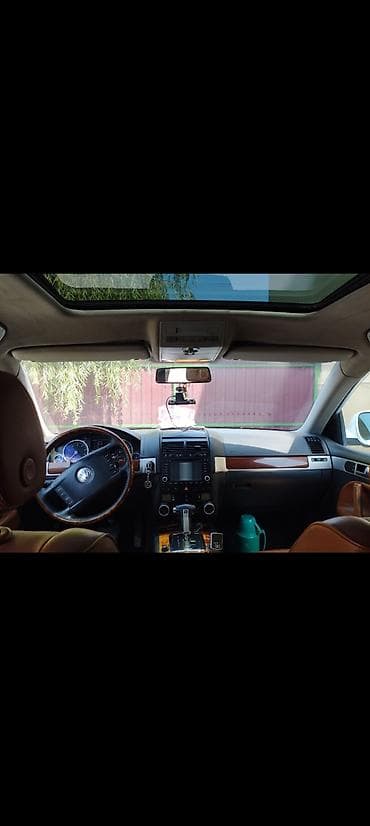 əziy maşınlar: Volkswagen Touareg salonu – orijinal dəri paket - Rəng: qəhvəyi — 5