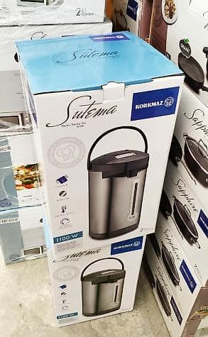 Samovar termopot Korkmaz Sutema Türk istehsali 1100 watt 5 litr — 9