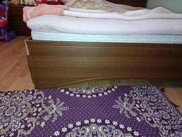 Çarpayılar: İşlənmiş, İkinəfərlik çarpayı, Bazasız, Matras ilə — 4