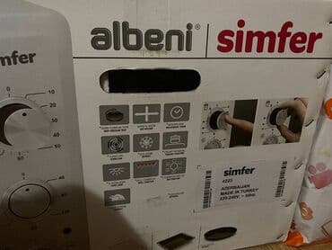 Duxovkalar: Duxovka Simfer, Elektrik, rəng - Ağ, Ayrıca dayanan, Yeni — 1