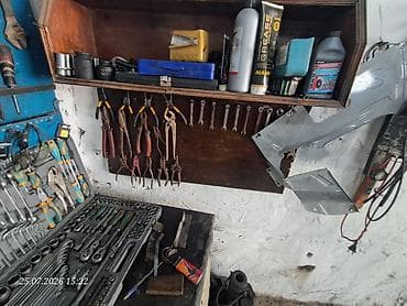Avtoservis və emalatxana üçün alət dəsti və iş küncü avadanlıqları