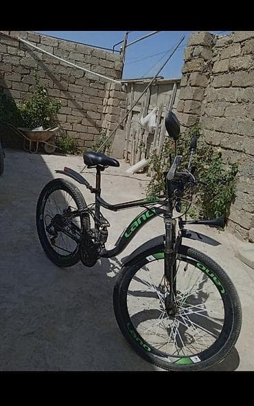 велик galaxy: Lando 500 dağ velosipedi - Rəng: qara-yaşıl - Çərçivə: polad — 2