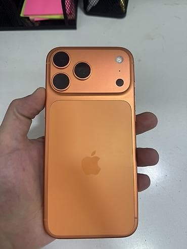 IPhone 17 Pro Max, 256 GB, Narıncı, Zəmanət, Face ID, Sənədlərlə