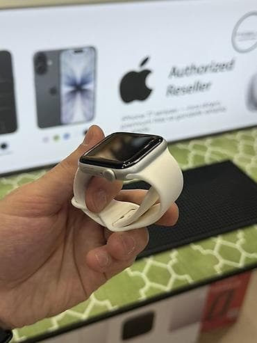 Смарт браслеты: Смарт часы, Apple, Водонепроницаемый, цвет - Серебристый — 5