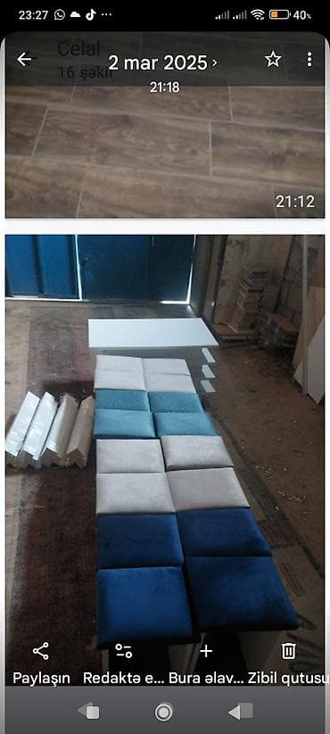 yeni il sufresi: Mətbəx üçün, Açılmayan, Kvadrat masa, 4 stul — 5