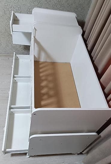 kixna mebeli: Oğlan və qız üçün, İşlənmiş, Dördbucaq, Beşik, Dəst ilə, Matras ilə, Yellənmə mexanizmsiz — 3