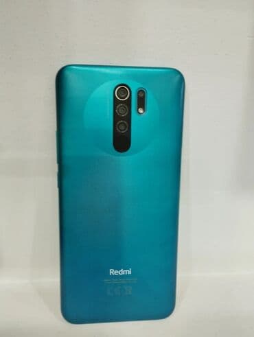 телефон fly cirrus 9: Xiaomi Redmi 9 (Aqua Green) - Ekran: 6.53" Full HD+ IPS, damla — 2