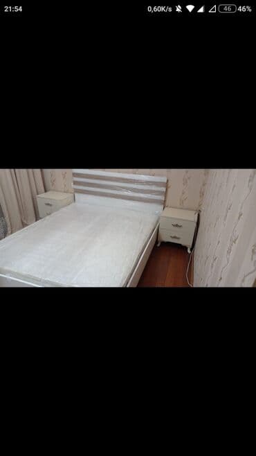 taxt dəsti 50 m: İkinəfərlik çarpayı, Bazasız, Matras ilə, Azərbaycan — 1