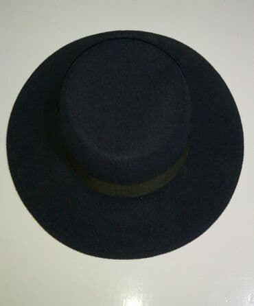 əsgər geyimləri: Qadın üçün, Şilyapa papaq (tünd göy rənkli, palto matiryalından) — 2