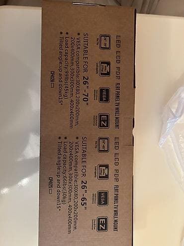 kronşteyn: Divar üçün universalmontaj dayağı – TV və monitorlar üçün - Material — 10