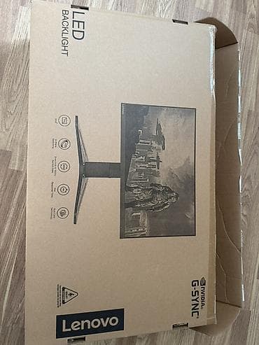 planşetlər lenovo: Lenovo oyun monitoru – 23.8" Xüsusiyyətlər: - Ekran: 23.8", LED arxa — 5