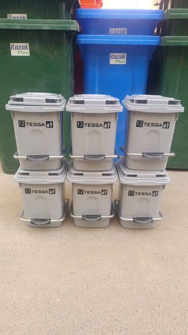 TESSA markalı yaşıl rəngli tullantı qabları – müxtəlif həcm və — 6