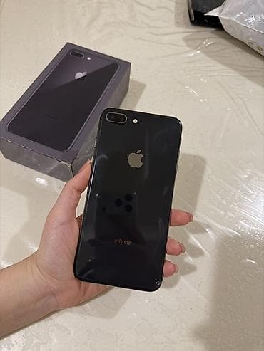 IPhone 8 Plus, 64 GB, Qara, Barmaq izi