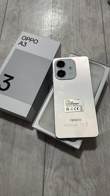 Oppo A3, 128 GB, rəng - Gümüşü, Sənədlərlə