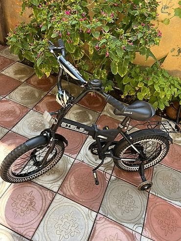 uşağ velosiped: Yeni İki təkərli Uşaq velosipedi Stels, 16", sürətlərin sayı: 1, Ünvandan götürmə — 1