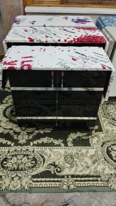 Шкафы: Utu masalari - - Korpus: laminat/MDFlam səth, hamar və asan — 1