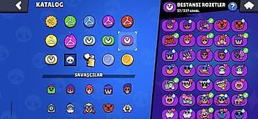 video kart: Brawl Stars hesab məlumatları: ​Nadir skinlər: 103-dən 94-ü ​İfrat — 4