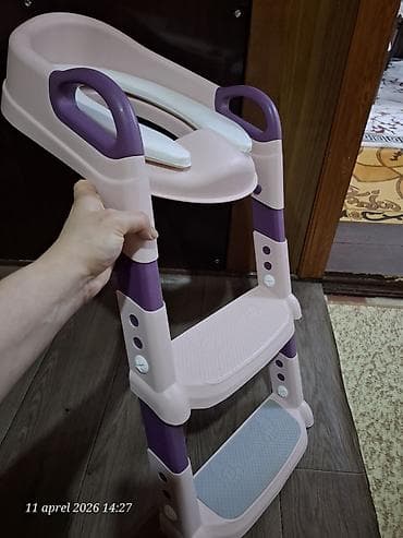 ucuz misarlar: Uşaq tualet oturacağı və pilləkənli adaptör - WC üçün uşaq oturacağı — 1