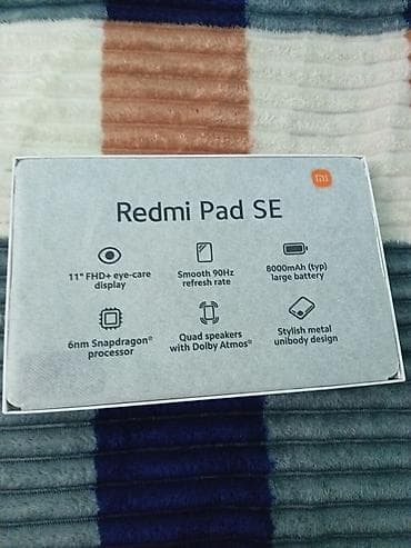 xiomi planşet: İşlənmiş Xiaomi Redmi Pad SE, 11", 256 GB, Ünvandan götürmə — 2